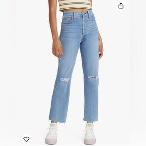 Levi’s straight ankle jeans